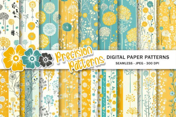 Download Dandelion Digital Scrapbook Paper Pack - Digital scrapbook Collection