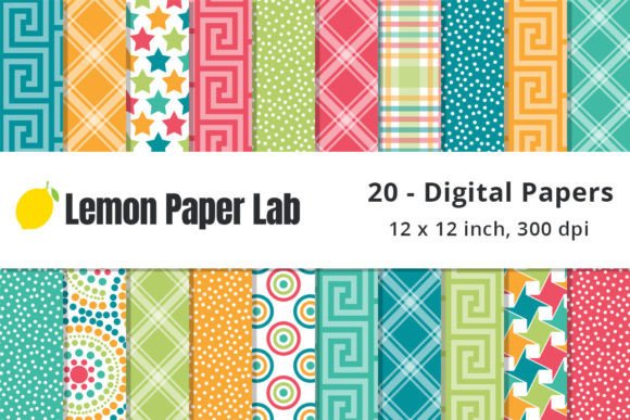 Download Tropical Digital Scrapbook Paper - Digital scrapbook Collection