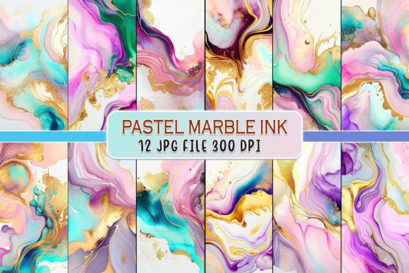 Download Pastel Marble Ink Gold Glitter Texture - Premium Resources